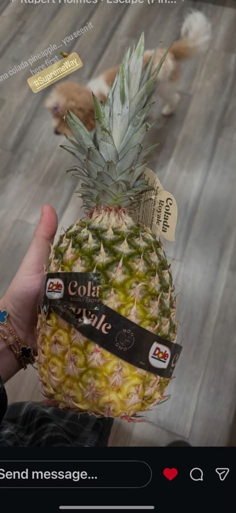 Fresh pineapple, a taste of the Supreme Way